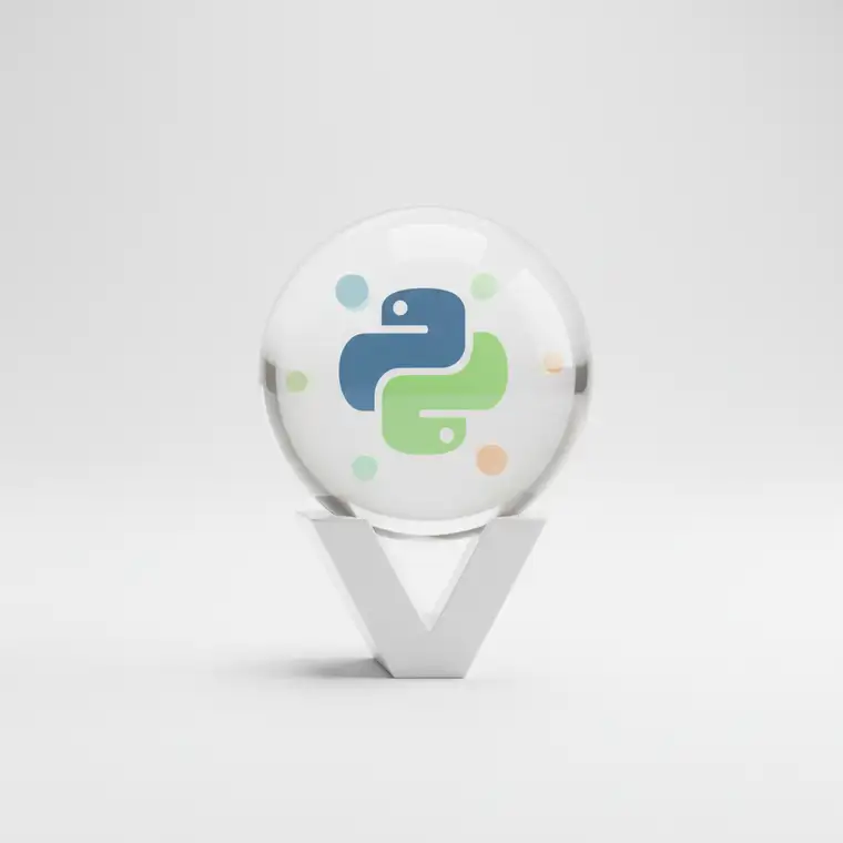 Programista pracujący nad projektem Python w edytorze kodu, korzystający ze środowiska wirtualnego venv, aby uniknąć piekła zależności między różnymi wersjami bibliotek