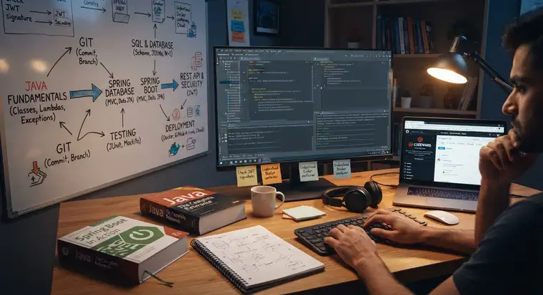 Samodzielny backend developer wdrażający aplikację Spring Boot w Dockerze z bazą danych i testami